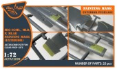 Clear Prop CPA72099 MiG-23ML, MLD, P, MLAE Exterior painting mask for CP kits 1:72
