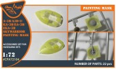 Clear Prop CPA72104 A-3B painting mask for Hasegawa kits 1:72