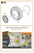 Clear Prop CPA72107 Mirage-2000 wheel set for Modelsvit, Dream Model kits 1:72