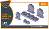 Clear Prop CPA72112 F-35A wheel set 1:72