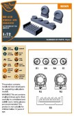 Clear Prop CPA72113 Me-410 B-1/U2/U4/R4 wheel set and exhausts for Airfix kit 1:72