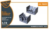 Clear Prop CPA72120 Me-410 B-1/U2/U4/R4 interior for Airfix, Finemolds kits 1:72