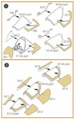 Clear Prop CPA72122 Mirage 2000D double-sided painting mask for Modelsvit kit 72075 1:72