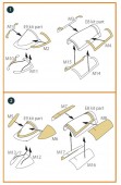 Clear Prop CPA72131 FC-1 Fierce Dragon double-sided painting mask for Trumpeter kit 1:72