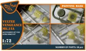 Clear Prop CPA72143 Vultee Vengeance Mk.I/IA painting mask for Dora Wings kit 1:72
