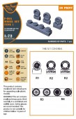 Clear Prop CPA72163 F-86A wheel set type 1 for CP kits 1:72