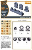 Clear Prop CPA72164 F-86A wheel set type 2 for CP kits 1:72
