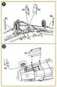 Clear Prop CPA72168 F-86A undercarriage covers for CP kits 1:72