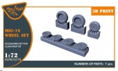 Clear Prop CPA72175 MiG-19 wheel set for CP kits 1:72
