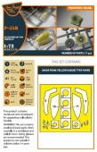 Clear Prop CPA72179 F-35B painting mask for Tamiya kit 1:72