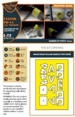 Clear Prop CPA72192 Culver PQ-14 (all versions) painting mask for CP kits 1:72