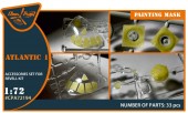 Clear Prop CPA72194 ATLANTIC 1 painting mask for REVELL kit 1:72