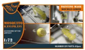Clear Prop CPA72199 Mosquito B.XVI/PRXVI double-sided painting mask for Airfix kit 1:72