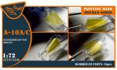 Clear Prop CPA72200 A-10 A/C double-sided painting mask for GWH kit 1:72