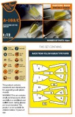 Clear Prop CPA72200 A-10 A/C double-sided painting mask for GWH kit 1:72