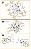 Clear Prop CPA72209 Wessex HC.2 double-sided painting mask for Airfix kit 1:72