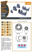 Clear Prop CPA72211 Wessex HC.2 Wheel set type 2 for Airfix kit 1:72