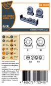 Clear Prop CPA72241 J1N Gekko Wheel set 1:72