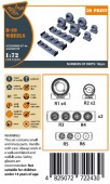 Clear Prop CPA72243 B-29 Wheels set (weighted) 1:72