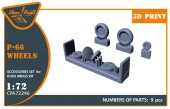 Clear Prop CPA72246 Vanguard P-66/Mk.1/J10 Wheels set for Dora Wings 1:72