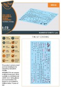 Clear Prop CPD72001 UH-2/SH-2 Seasprite (early version) technical stencils 1:72