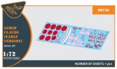 Clear Prop CPD72003 A5M2b Claude (early version) decal set for CP kit CP72006 1:72