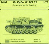 CMK 129-2016 Pz.Kpfw. III SIG 33 Conversion Set for Revell 1:72