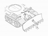 CMK 129-3048 BTU-55 Dozer Blade Detail Set for T-55 T-54 T-62 1:35
