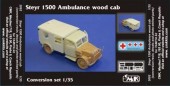 CMK 129-3092 Steyr 1500 Ambulance Wood cab Conversion Set 1:35