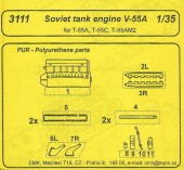 CMK 129-3111 V-55A Soviet Tank Engine 1:35