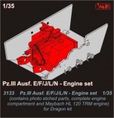 CMK 129-3133 Pz. III Ausf E F J L N Engine set 1:35