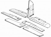 CMK 129-4006 Me-410B Control Surfaces 1:48