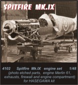 CMK 129-4102 Spitfire Mk.IX Engine set 1:48