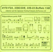 CMK 129-4170 Buffalo F2A-1 2 3 interior 1:48