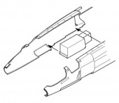 CMK 129-4222 TSR-2 Nose Undercarriage bay for Airfix 1:48
