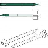 CMK 129-4281 HVAR Rockets 5 inch (6pcs.) 1:48