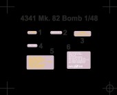 CMK 129-4341 Mk.82 Bomb (2 pcs) 1:48