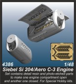 CMK 129-4386 Siebel Si 204/Aero C-3 Engine 1:48