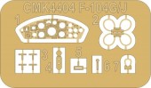 CMK 129-4404 F-104G/S Starfighter Cockpit + MB.7 Ejection Seat for Kinetic 1:48