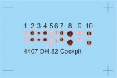 CMK 129-4407 DH.82 Tiger Moth Cockpit Correction Set 1:48