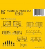 CMK 129-4447 Canadair CL-13 Sabre Mk.4 Gun Bays 1/48 / for Airfix kit 1:48