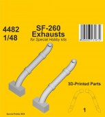 CMK 129-4482 SF-260 Exhausts / for SH kits 1:48