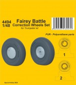 CMK 129-4494 Fairey Battle Correction Wheels Set for Trumpeter kit 1:48