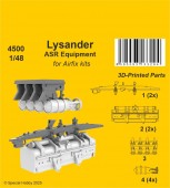 CMK 129-4500 Lysander ASR Equipment for Airfix 1:48