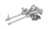 CMK 129-4508 Lysander Twin Browning machine gun for Airfix 1:48