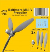CMK 129-4524 Baltimore Mk.I-V Propeller for Special Hobby 1:48