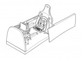 CMK 129-5005 P-40B Cockpit 1:32