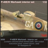 CMK 129-5050 P-40E/K Warhawk Interior set 1:32
