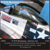 CMK 129-5051 P-51D Mustang interior set for Dragon 1:35