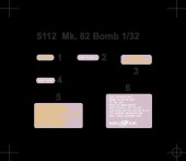 CMK 129-5112 Mk. 82 Bomb (2 pcs) 1:32